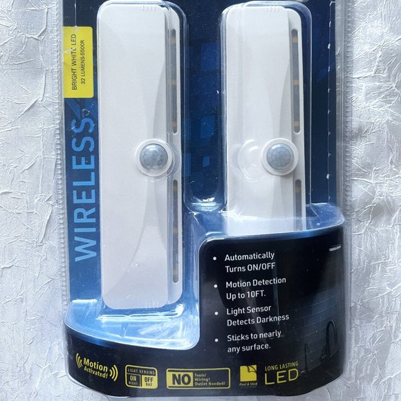 NIB SensorBrite Slim Beam "As Seen On TV" Wireless Motion Sensor LED Light x2 - Picture 4 of 4